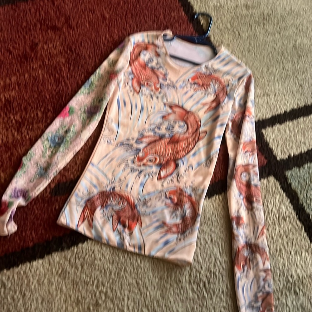 Mesh tattoo top